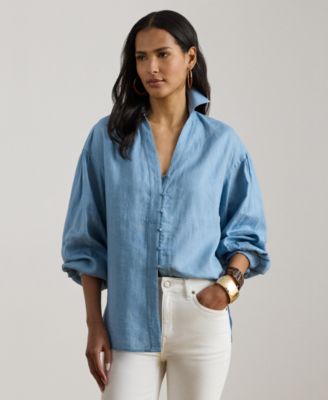 Women's Blouson-Sleeve Shirt