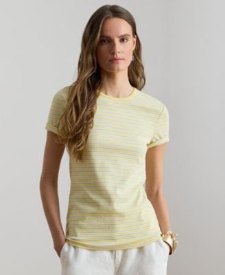 Women's Striped Short-Sleeve T-Shirt