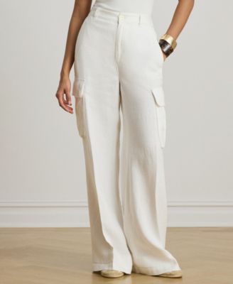 Women's High-Rise Wide-Leg Cargo Pants