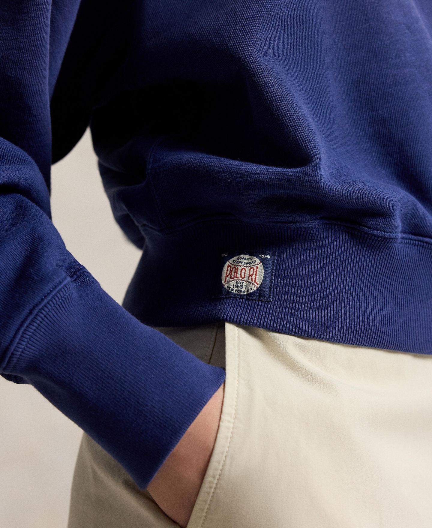 Женская толстовка Polo Ralph Lauren Long-Sleeve Sweatshirt, цвет: Freshwater — фото 3
