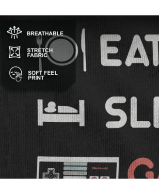 Nintendo Men's NES Eat Sleep Game Repeat Short Sleeve T-Shirt