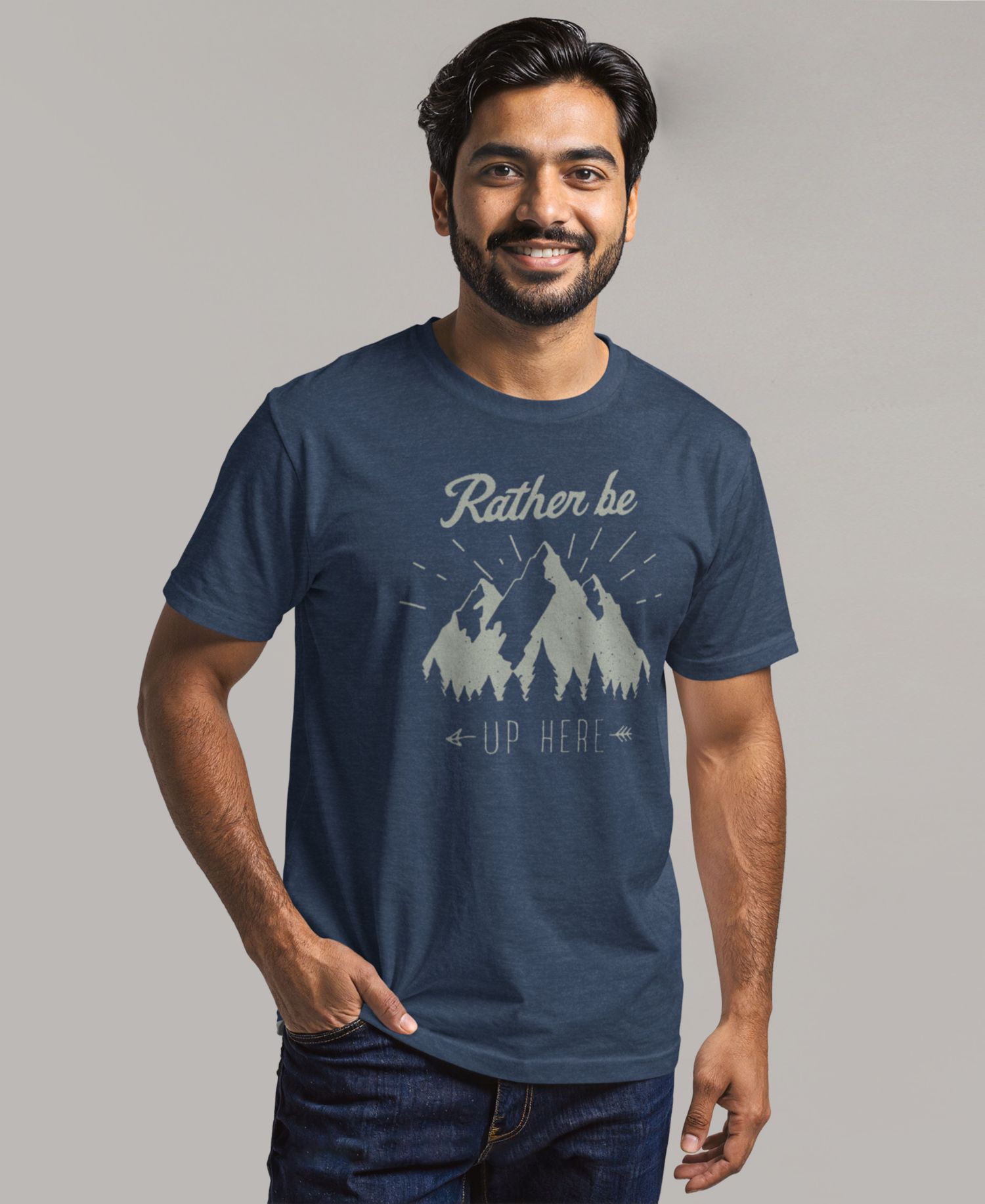 Men's Rather Be Short -Sleeve Crew T-Shirt