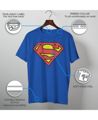 DC Men's Classic Superman Logo Short Sleeve T-Shirt