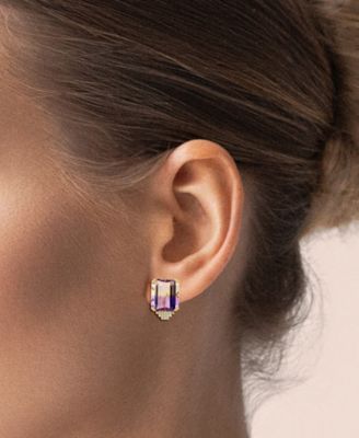 Ametrine (19-3/8 ct. t.w.) & Diamond (1/8 ct. t.w.) Stud Earrings in 14k Gold