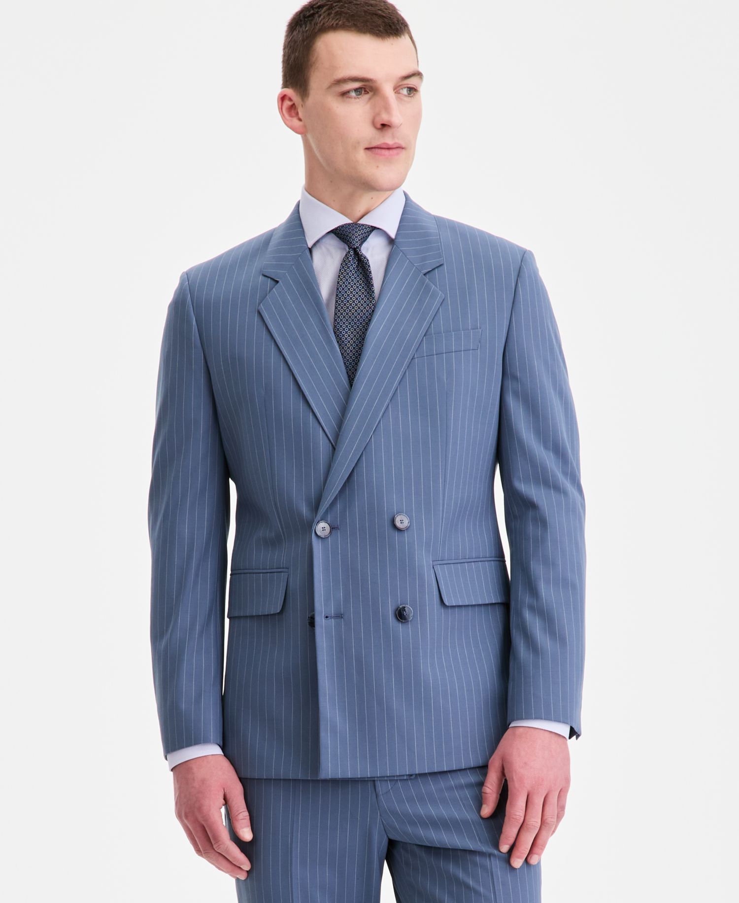 Men's Modern-Fit Double Breasted Suit Separates
