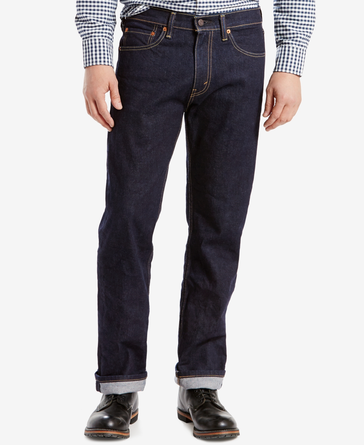 Levi's Men's 505 Regular Straight Fit Stretch Jeans | Smart Closet