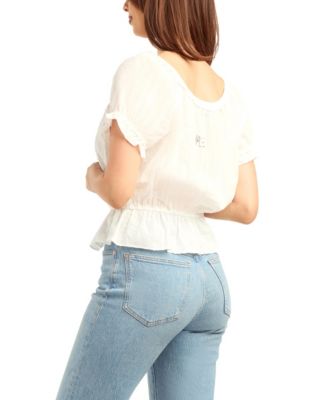 Women's Scoop Neck Novelty Top