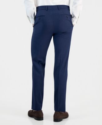Men's Modern-Fit Wool TH-Flex Stretch Suit Separates Pant