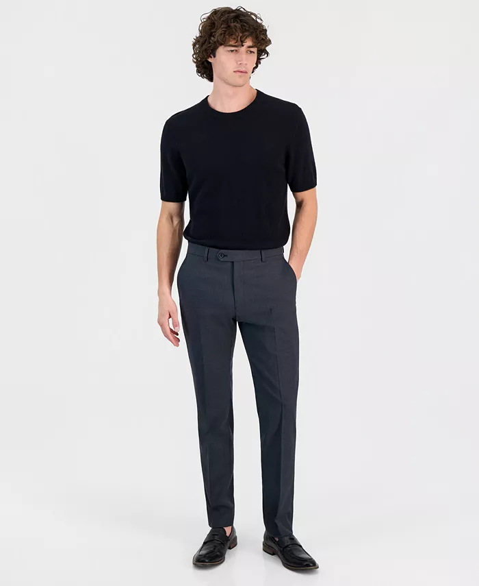 Men's Modern-Fit Wool TH-Flex Stretch Suit Separates Pant