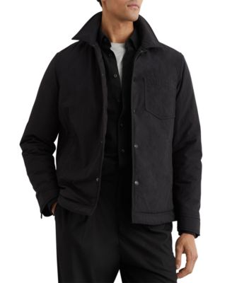 Men's Quilted Press-Stud Overshirt