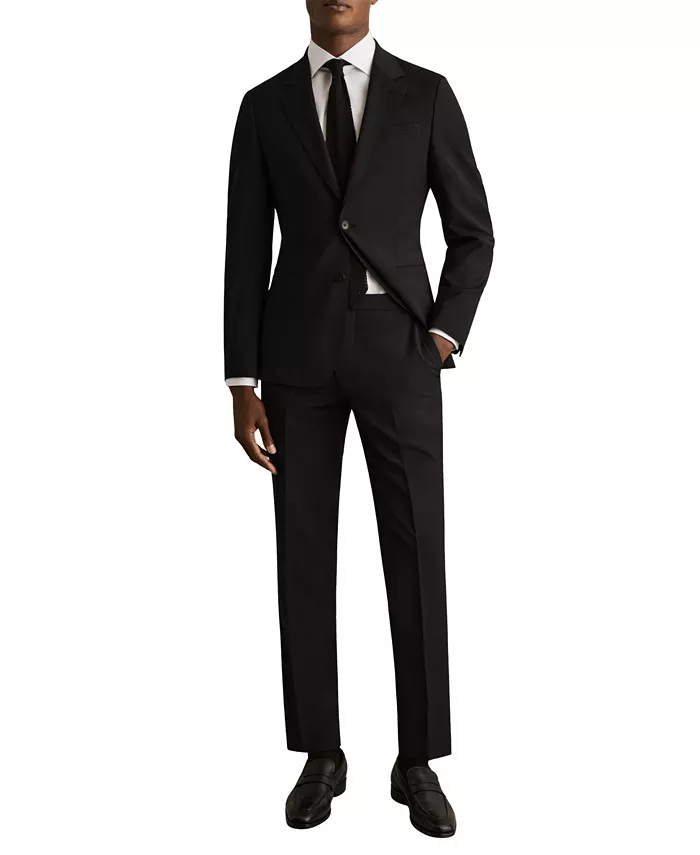 Men's Promise Tailored-Fit Wool-Blend Suit Pants - thumbnail 7