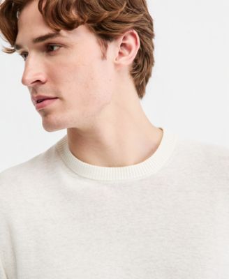 Men's Linen Blend Sweater T-Shirt