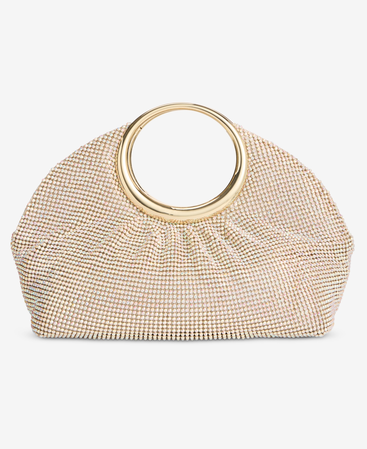 I.n.c International Concepts Ring Handle Diamond Mesh Clutch, Macy's Exclusive
