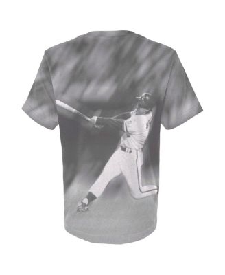 Big Boys and Girls George Brett White Kansas City Royals Sublimated Player T-Shirt