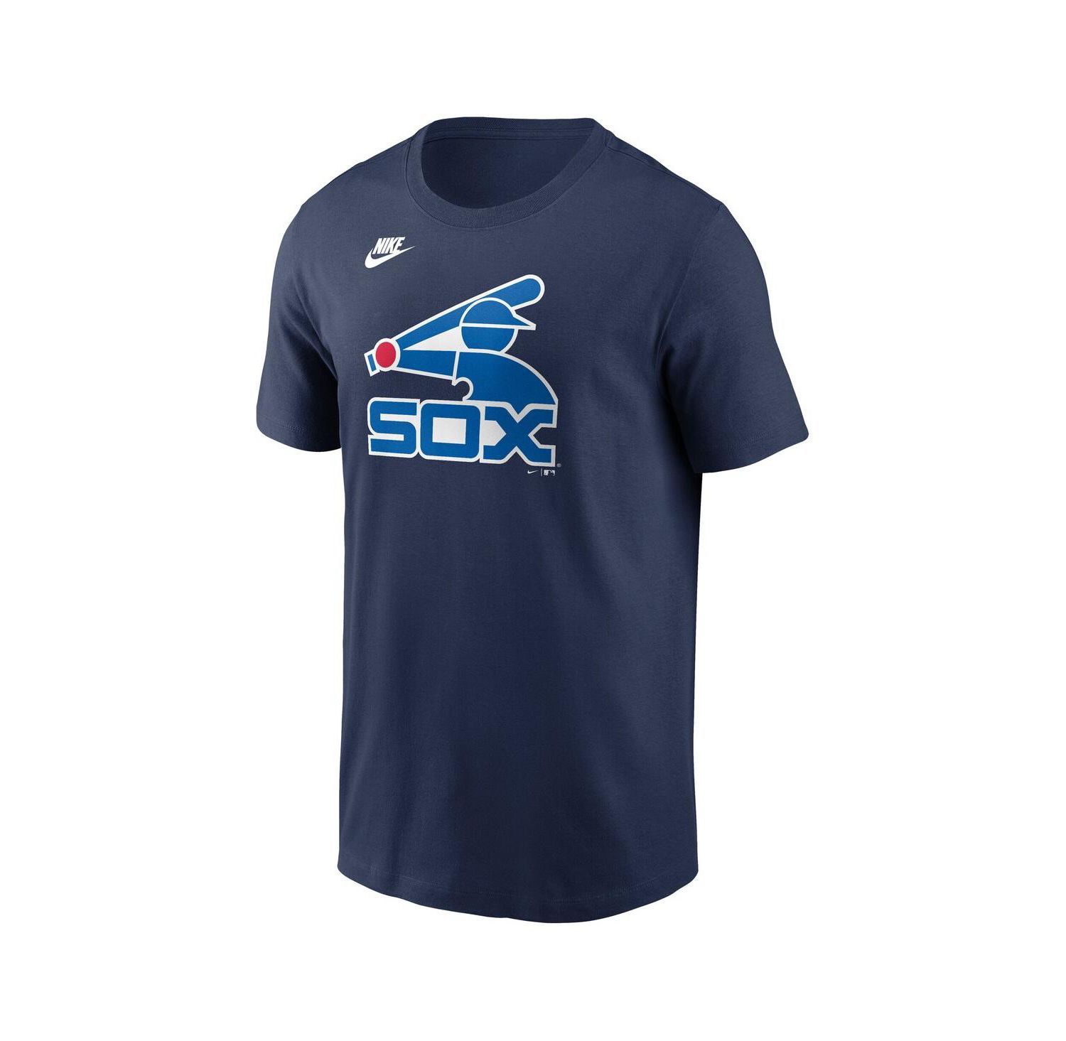 Men's White Chicago White Sox Cooperstown Collection Logo T-Shirt