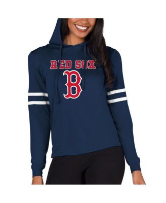 Women's Navy Boston Red Sox Marathon Lightweight Lounge Pullover Hoodie