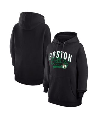Women's Black Boston Celtics Filigree Logo Pullover Hoodie