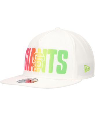 Men's White San Francisco Giants Spring Spectrum Golfer Snapback Hat