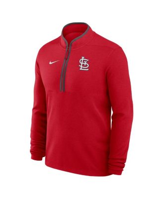 Men's Red St. Louis Cardinals Dri-FIT Victory Half-Zip