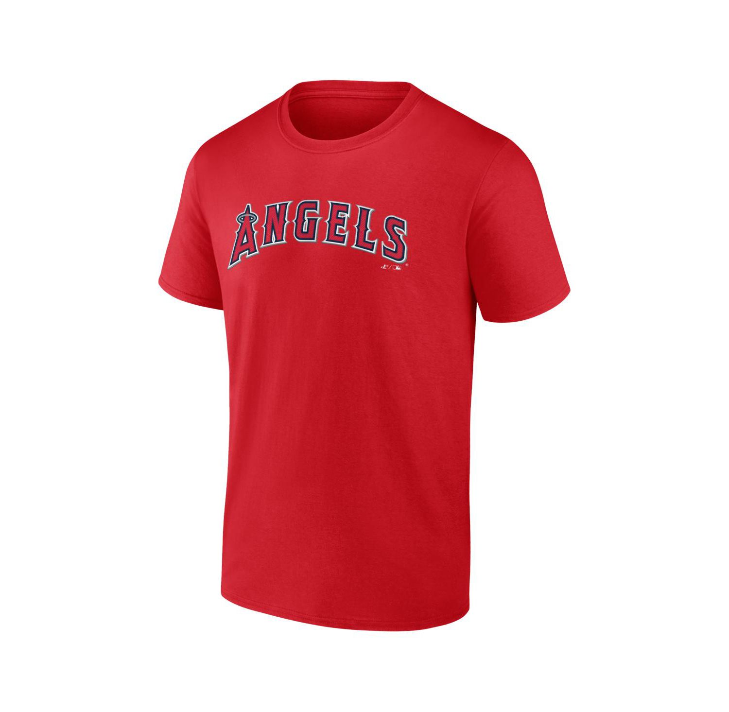 Men's Red Los Angeles Angels Wordmark T-Shirt