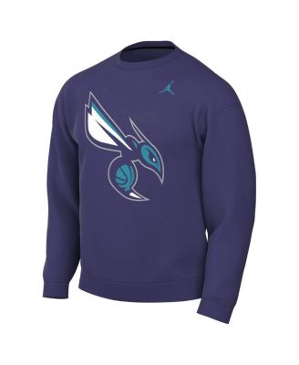 Men's Purple Charlotte Hornets Statement Edition Sweatshirt