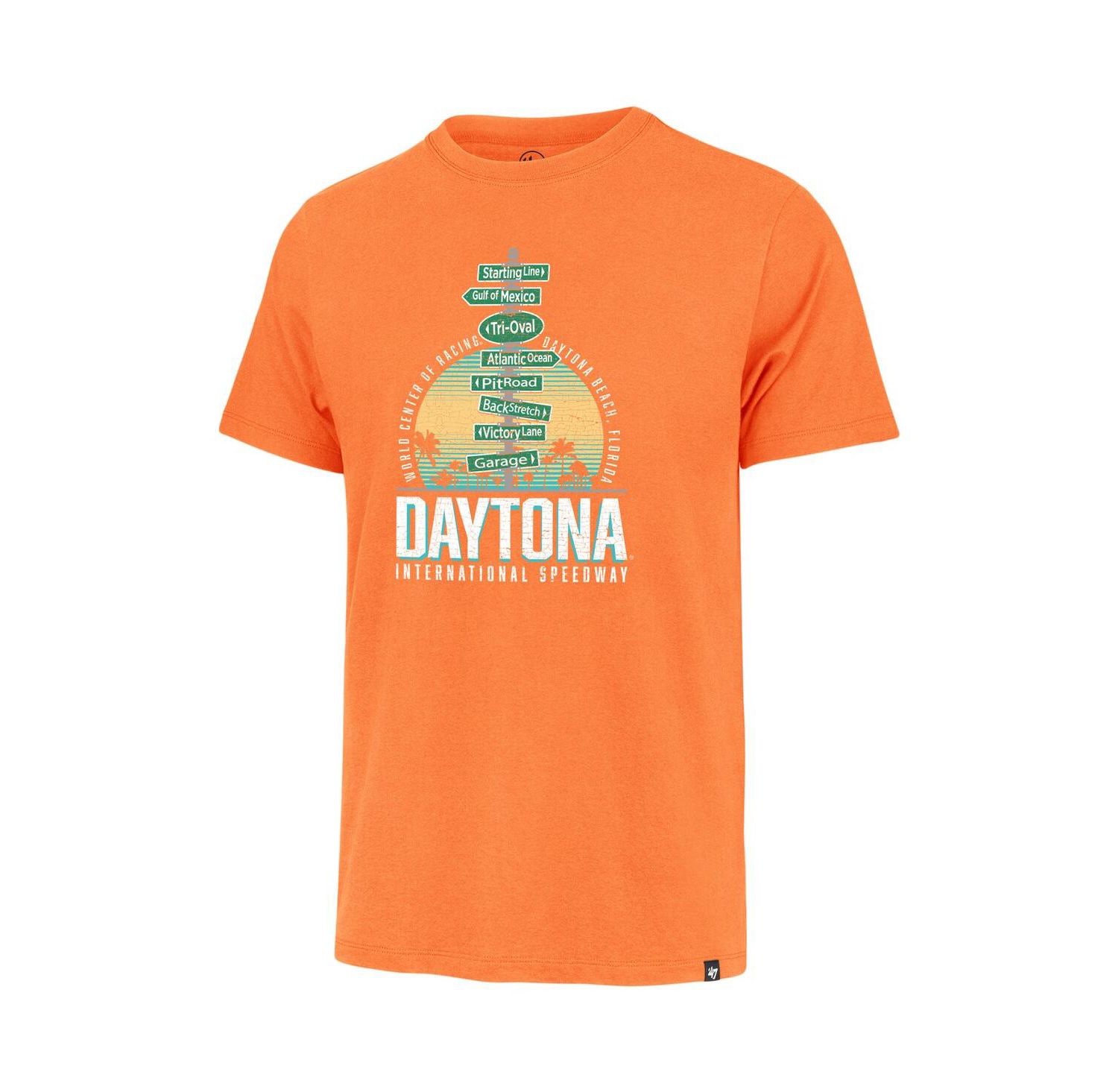 Men's Orange Daytona International Speedway Daytona 500 Franklin T-Shirt