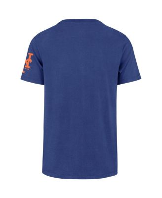 Men's Royal New York Mets Upside Down Two-Peat Franklin T-Shirt