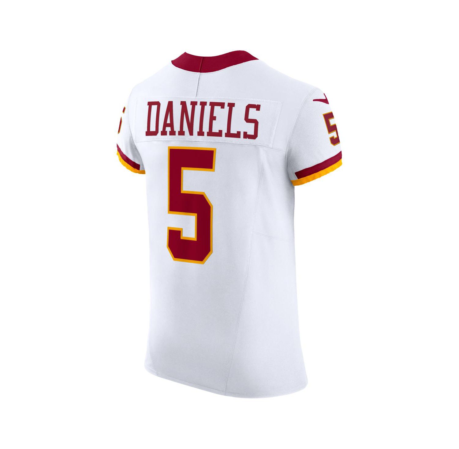 Men's Jayden Daniels White Washington Commanders Alternate 2 Super Bowl Era Vapor F.U.S.E. Elite Jersey