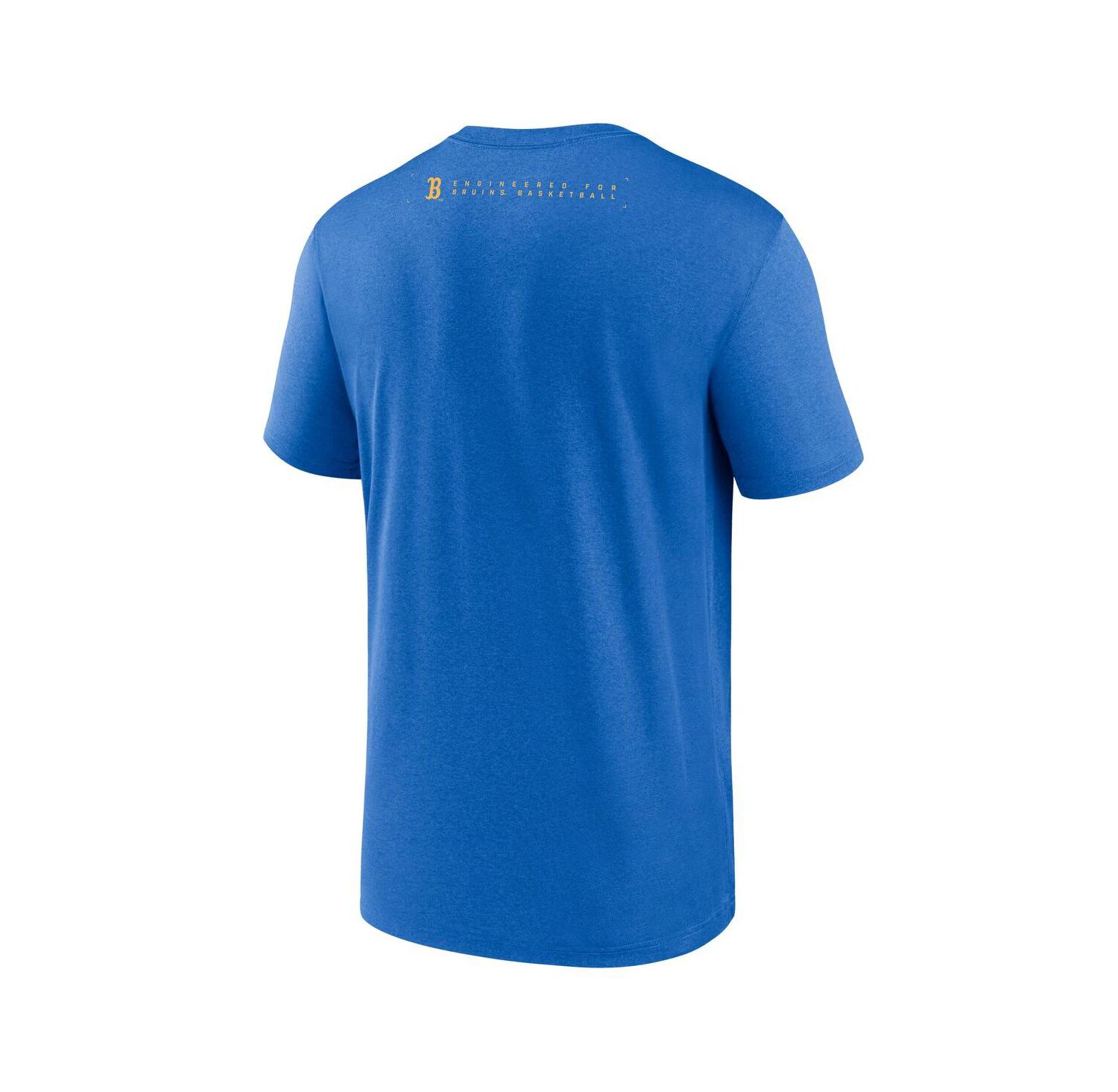 Men's Blue UCLA Bruins 2025 Courtside Basketball Legend Dri-FIT T-Shirt