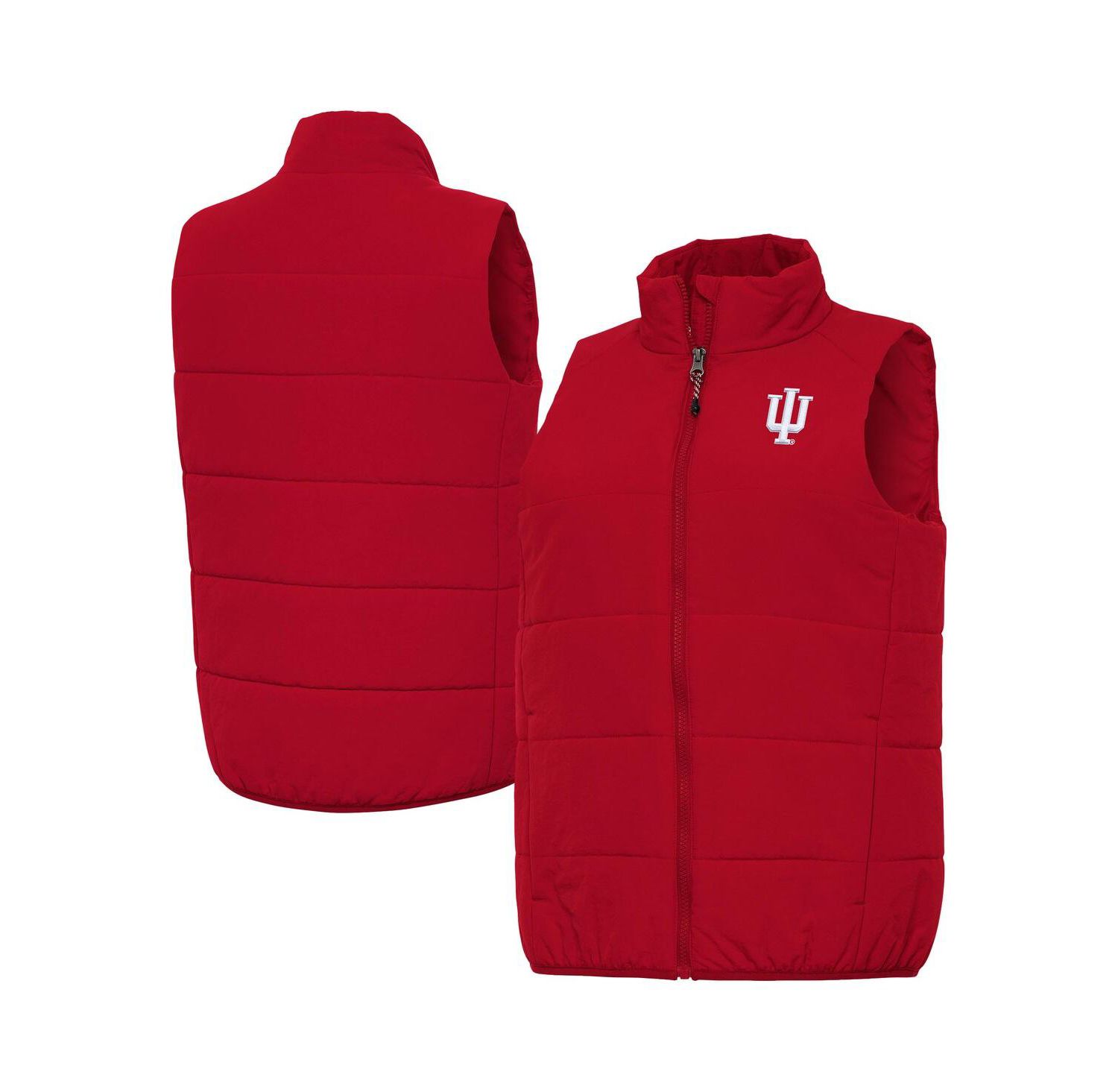Women's Crimson Indiana Hoosiers Experience Full-Zip Vest