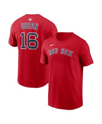 Men's Jarren Duran Red Boston Red Sox Name & Number T-Shirt