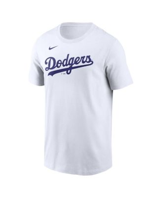Men's Shohei Ohtani White Los Angeles Dodgers Name & Number T-Shirt