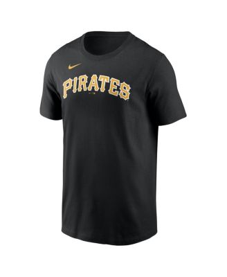 Men's Paul Skenes Black Pittsburgh Pirates Home Name & Number T-Shirt