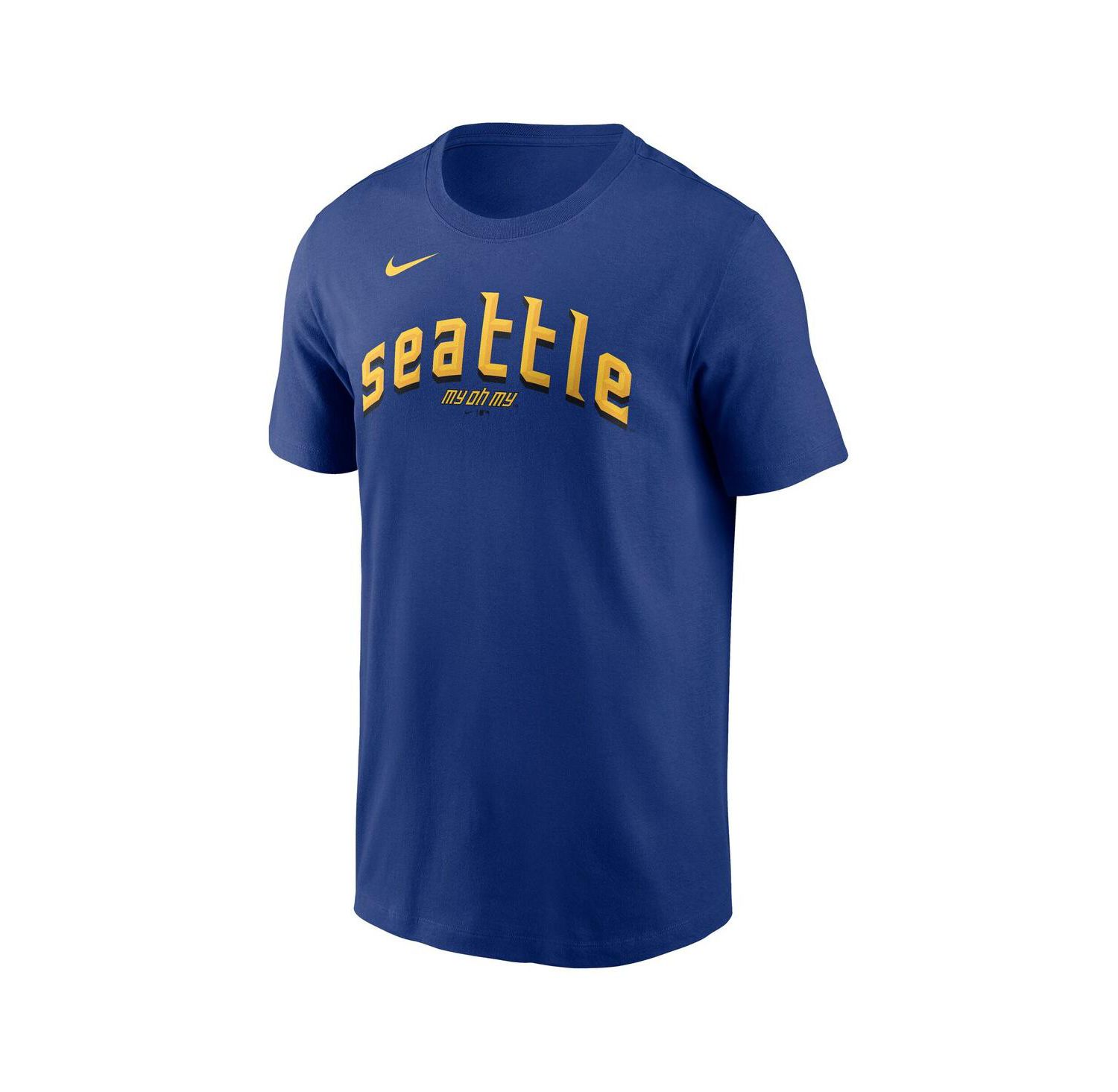 Men's Cal Raleigh Royal Seattle Mariners City Connect Name & Number T-Shirt