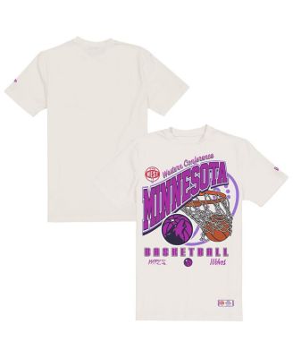 Men's Cream Minnesota Timberwolves Oversized City Edition Remix Vintage T-Shirt