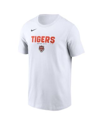 Men's White Detroit Tigers Bold Team Name T-Shirt