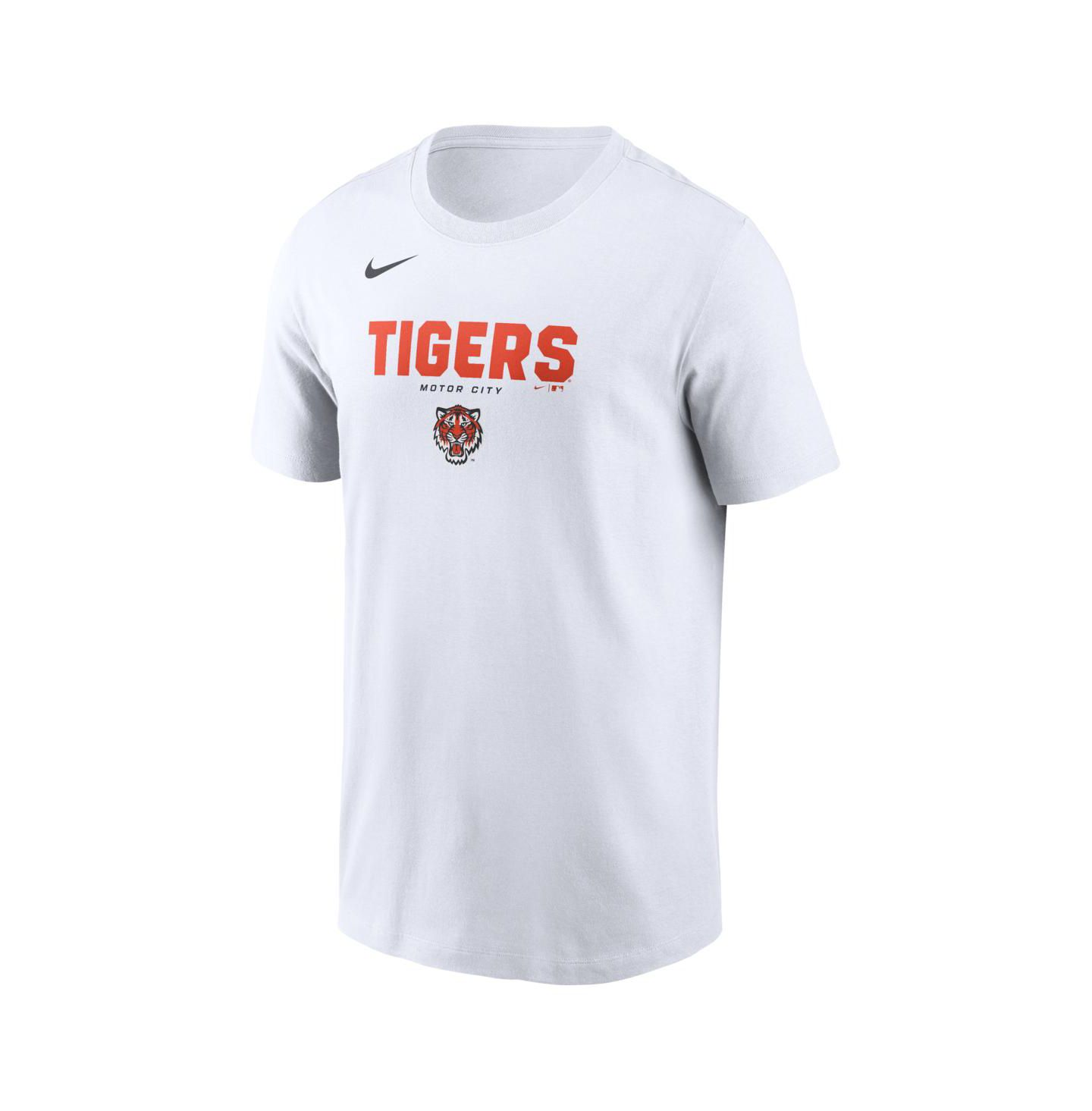 Мужская футболка Nike White Detroit Tigers Bold Team Name — фото 2