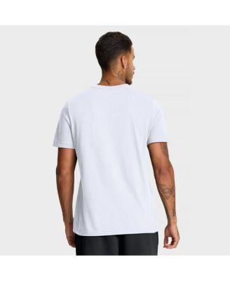 Men's White Los Angeles Dodgers Bold Team Name T-Shirt