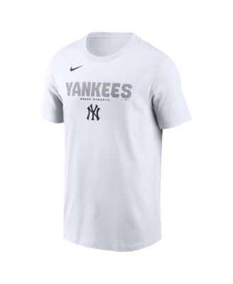 Men's White New York Yankees Bold Team Name T-Shirt