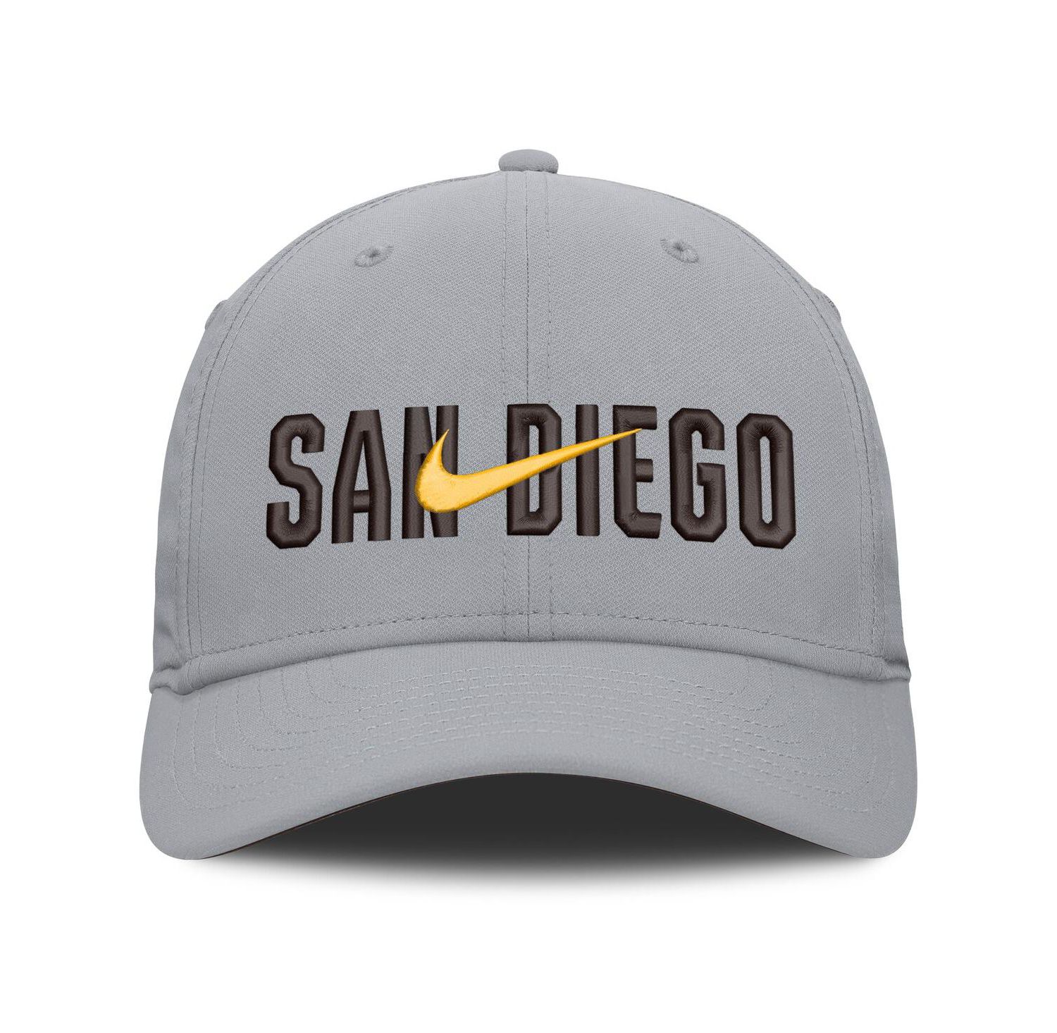 Men's Gray San Diego Padres Primetime Dri-FIT Rise Bozz Flex Hat