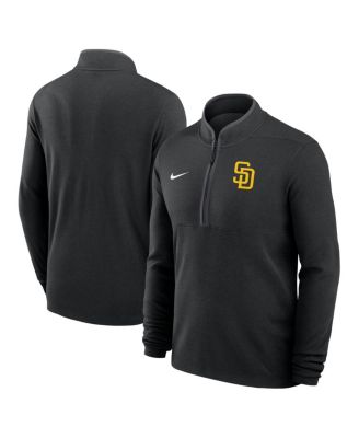 Men's Black San Diego Padres Dri-FIT Victory Half-Zip Pullover
