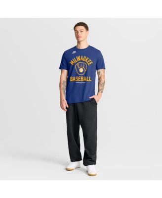Men's Royal Milwaukee Brewers Cooperstown Collection T-Shirt