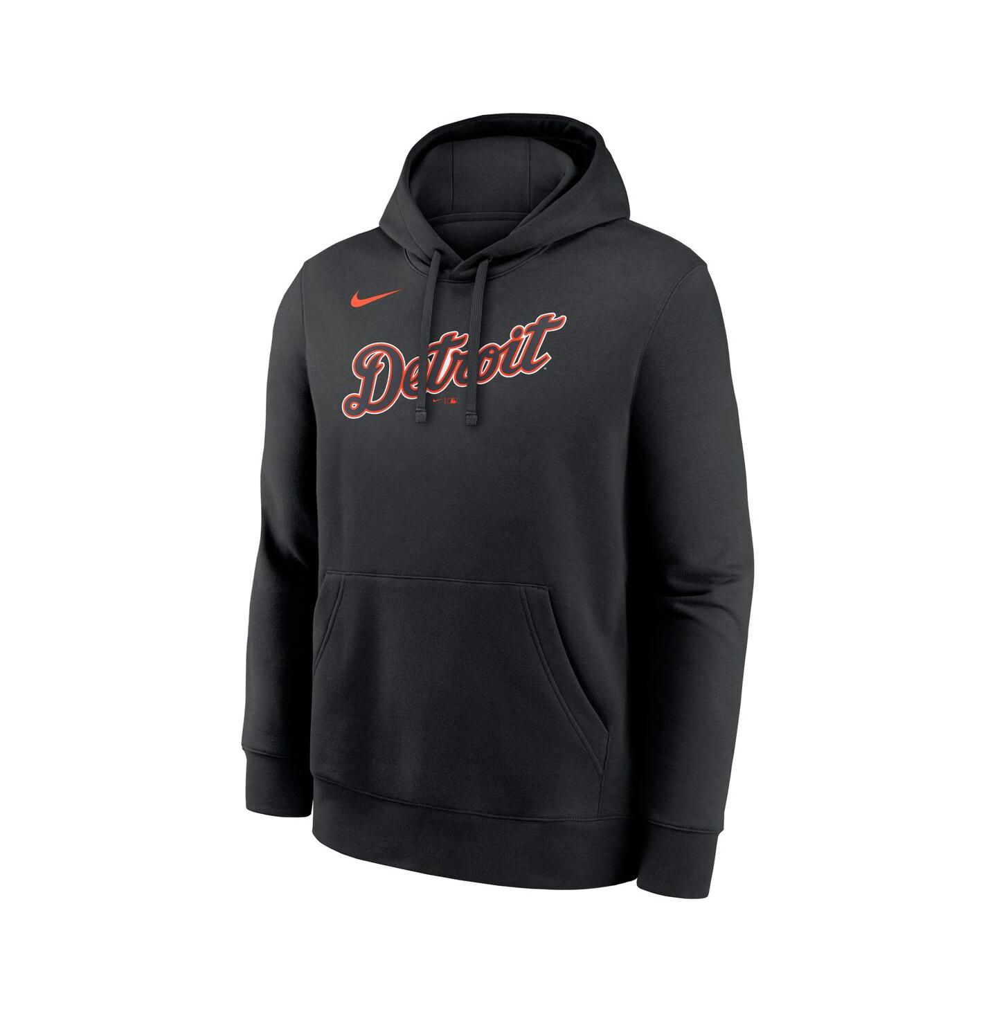 Мужское худи Nike Black Detroit Tigers Club — фото 2