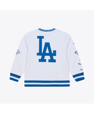 Men's White Los Angeles Dodgers Arctic Fleece Sweatshirt
