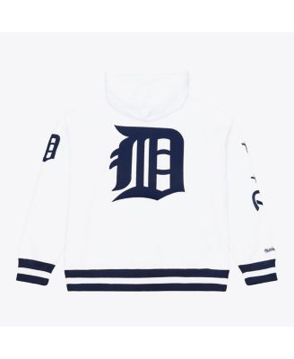 Men's White Detroit Tigers Cooperstown Collection Fleece Hoodie