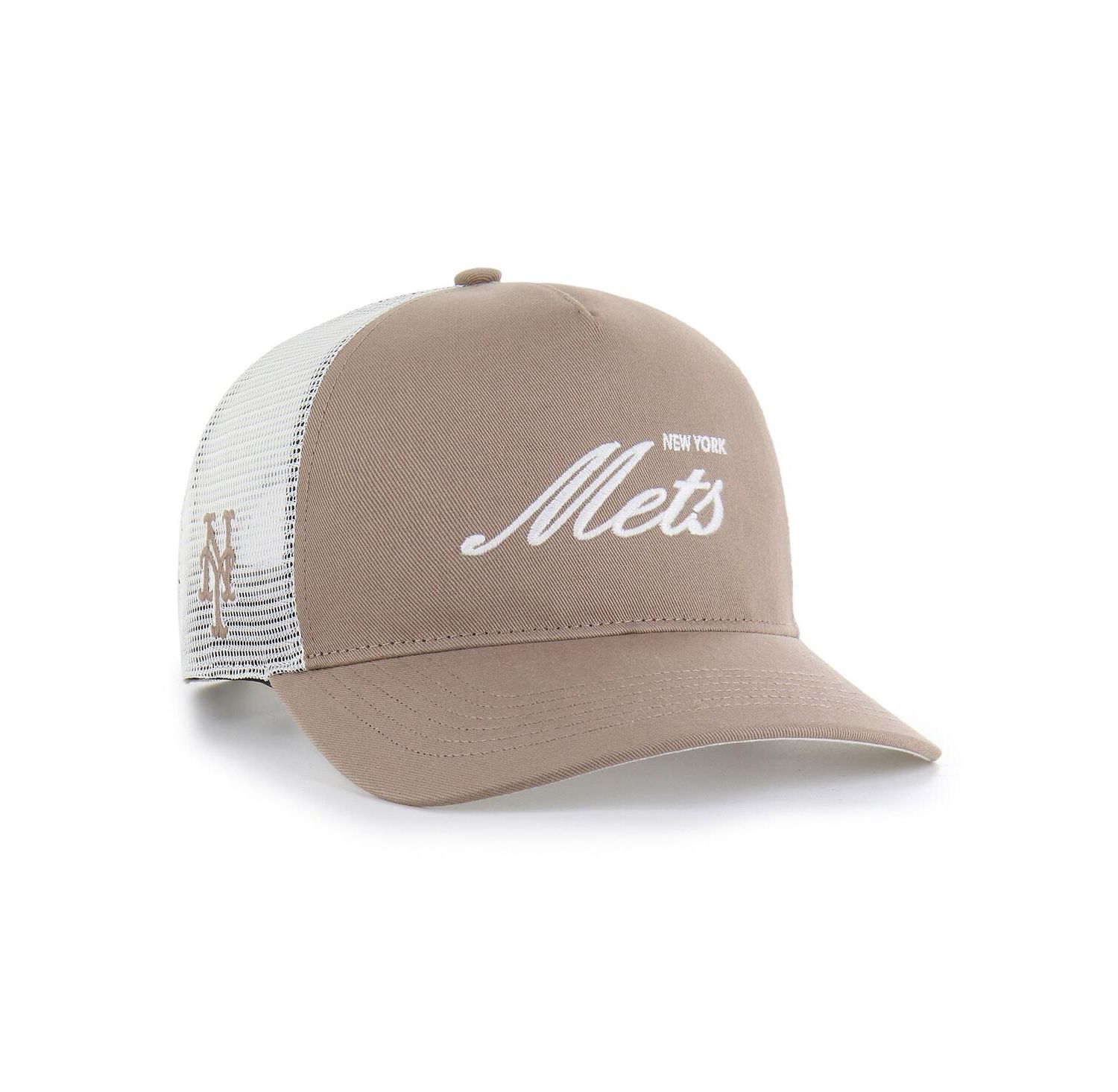 Men's Brown New York Mets Foundational Mesh Hitch Adjustable Hat