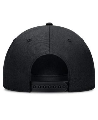 Men's Black Seattle Mariners Cooperstown Collection Rise Adjustable Hat