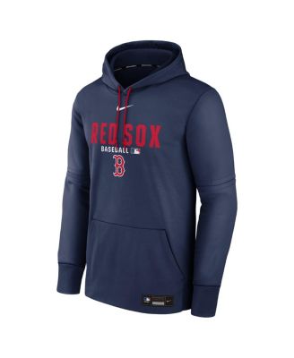Men's Navy Boston Red Sox Authentic Collection Therma-FIT Hoodie