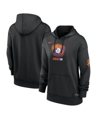 Women's Black San Francisco Giants Authentic Collection City Connect Therma Hoodie