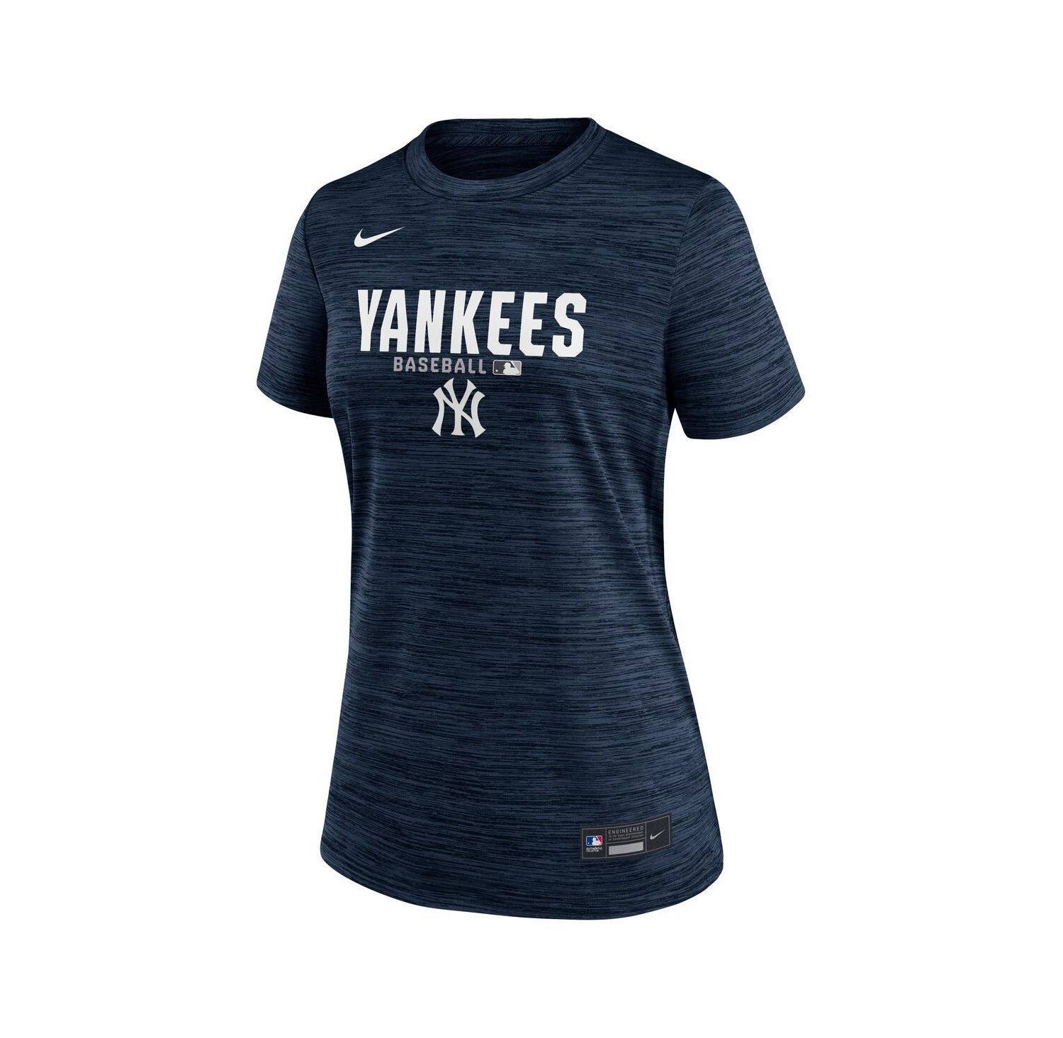 Women's Navy New York Yankees Authentic Collection Velocity Dri-FIT T-Shirt